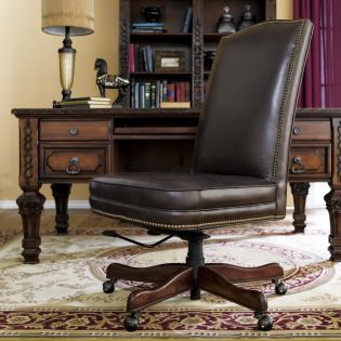 EC373-089  Top Leather CEO Chair (Brown)
