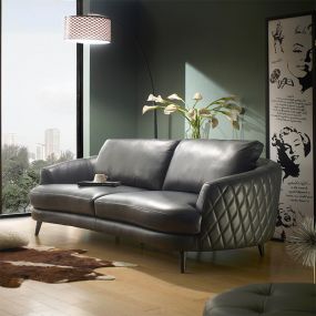  A0348  Leather Sofa