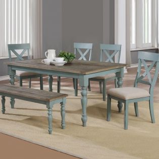  C1854D  Dining (1Table + 4Side + 1Bench)